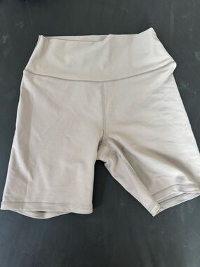 High-Rise Women’s Bike Shorts in Taupe